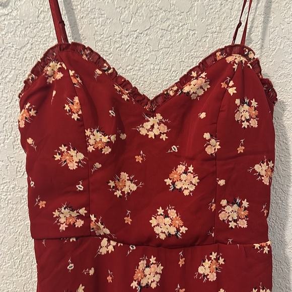 NWT Floral Print Mini Dress - Picture 2 of 3
